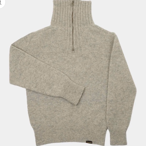 La Laboureur Women's beige Turtleneck Sweater - Picture 2 of 7